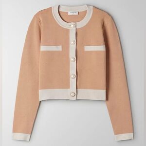 Aritzia Babaton Legacy Cardigan Aritzia Legacy Cardigan in Small pinks / beige